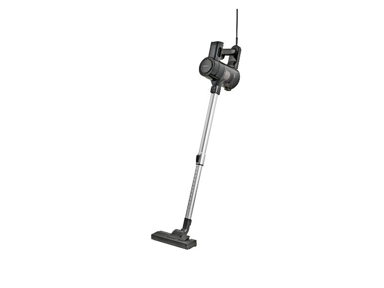 Aspirateur balai sans fil, noir et argent