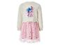 Robe blanche pour enfant avec jupe en tulle rose et imprimé Stitch et Angel.