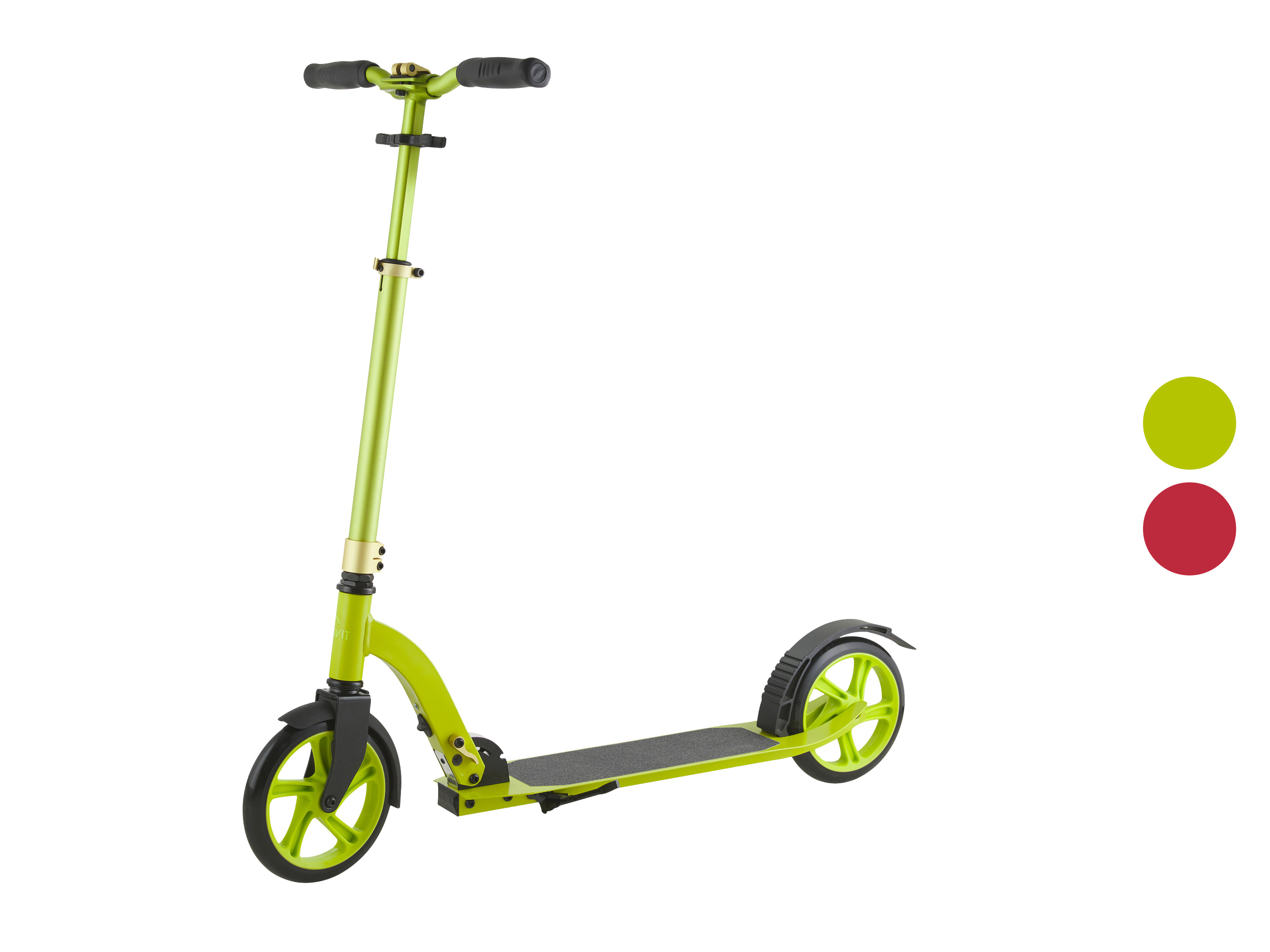 CRIVIT Trottinette Big-Wheel rouge ou citron