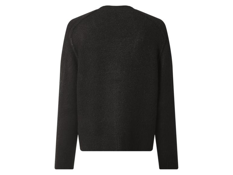 Pull en maille noir, vue de dos