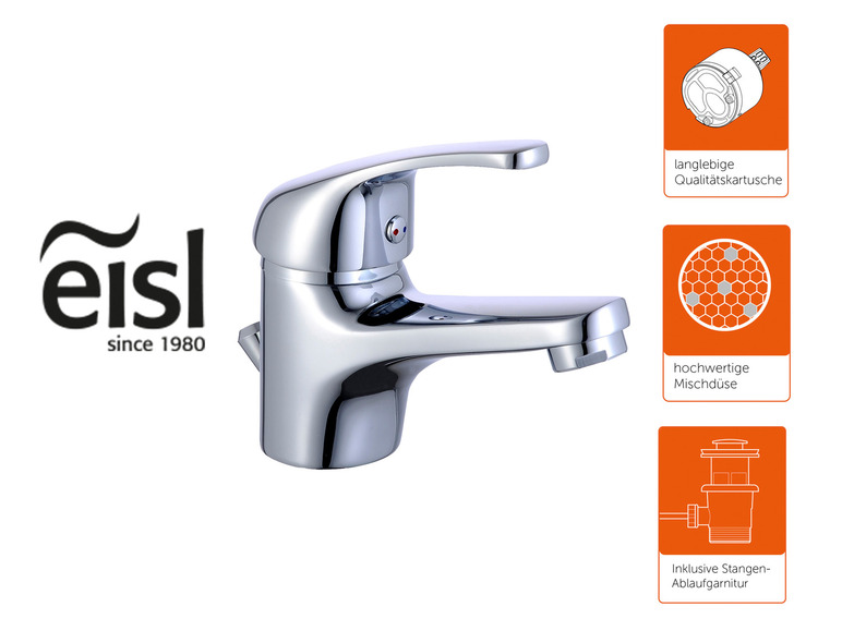 Eisl Mitigeur robinet d'évier salle de bain GRANDE VITA CLASSIC 4