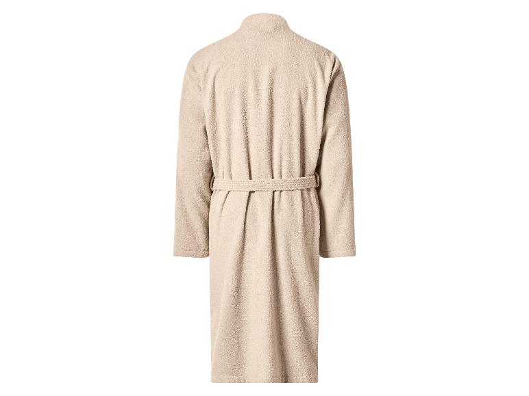 Peignoir beige, vue de dos