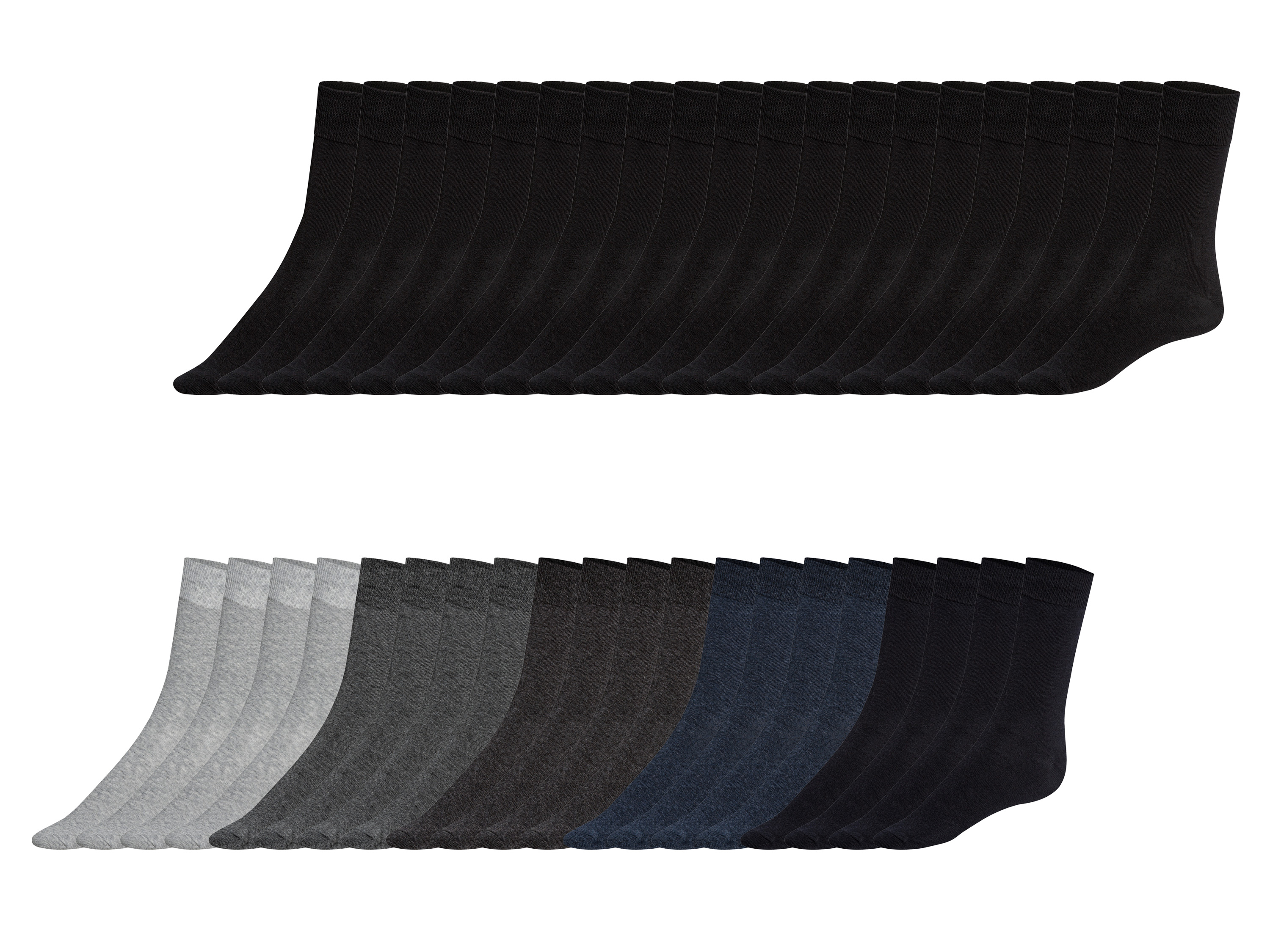 LIVERGY® Lot de 20 paires de chaussettes homme
