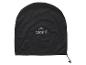 Sac de rangement noir Crivit avec cordon.