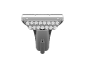 Accessoire brosse noir pour nettoyeur de tapis avec poils blancs.