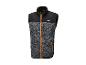 Gilet homme Parkside noir et gris avec fermetures éclair orange