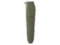 Pantalon cargo vert olive avec cordon.