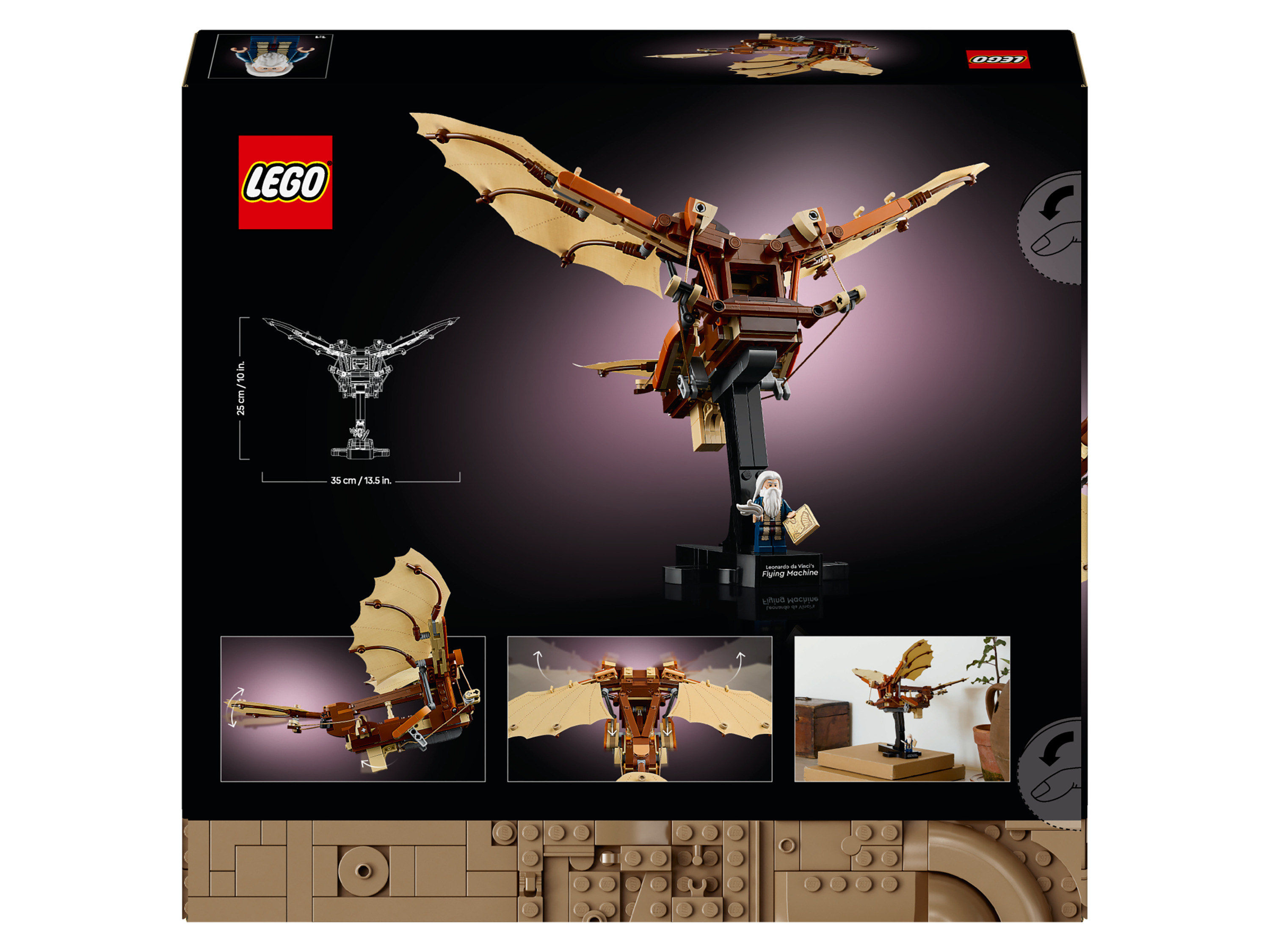 10363 LEGO® ICONS™ Appareil de vol Leonardo da Vinci