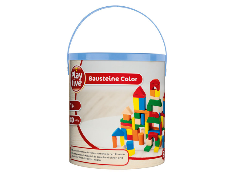 Aller en mode plein écran : Playtive Ensembles de tambours de jeu, en bois - Image 2