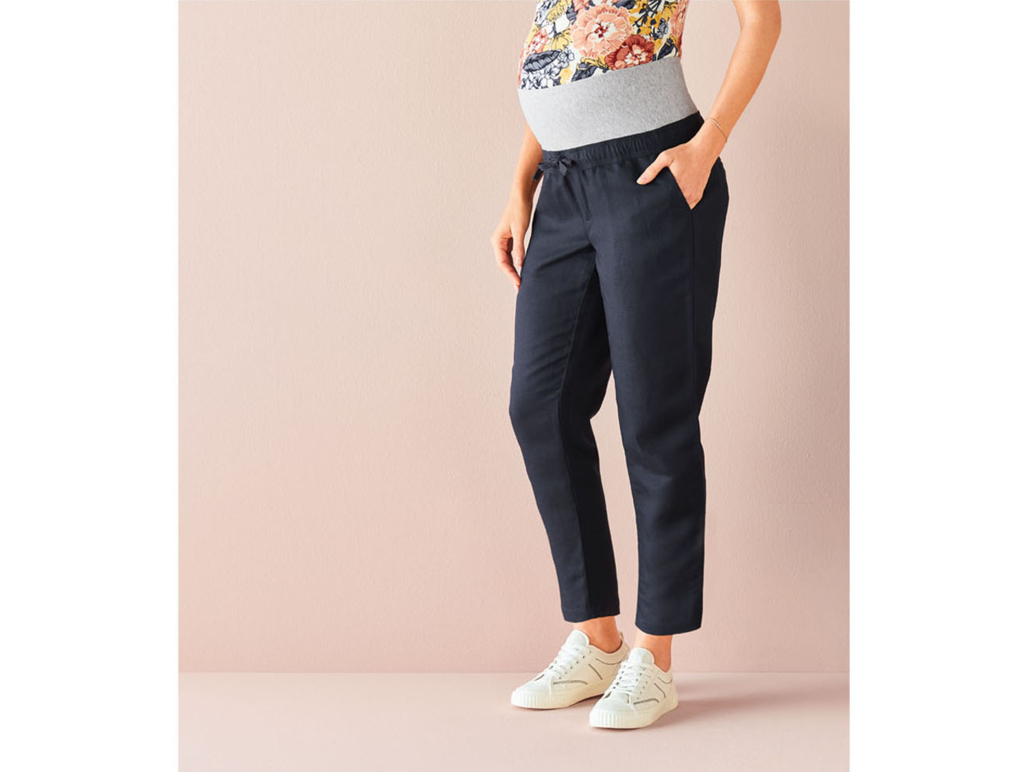 esmara® Pantalon de grossesse en lin femme