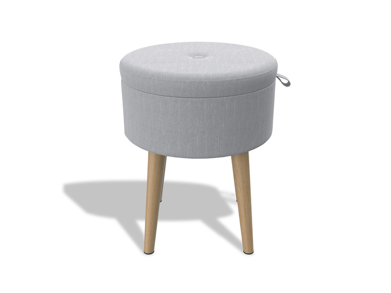 Aller en mode plein écran : LIVARNO home Tabouret avec compartiment de rangement, Ø 36 cm - Image 4