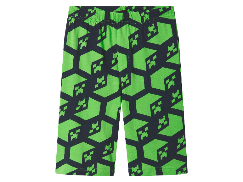 Shorts enfant avec imprimé Minecraft.
