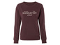 Sweat-shirt marron à manches longues avec l'inscription 'New York City Manhattan Island'