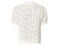 Polo blanc transparent à manches courtes pour homme