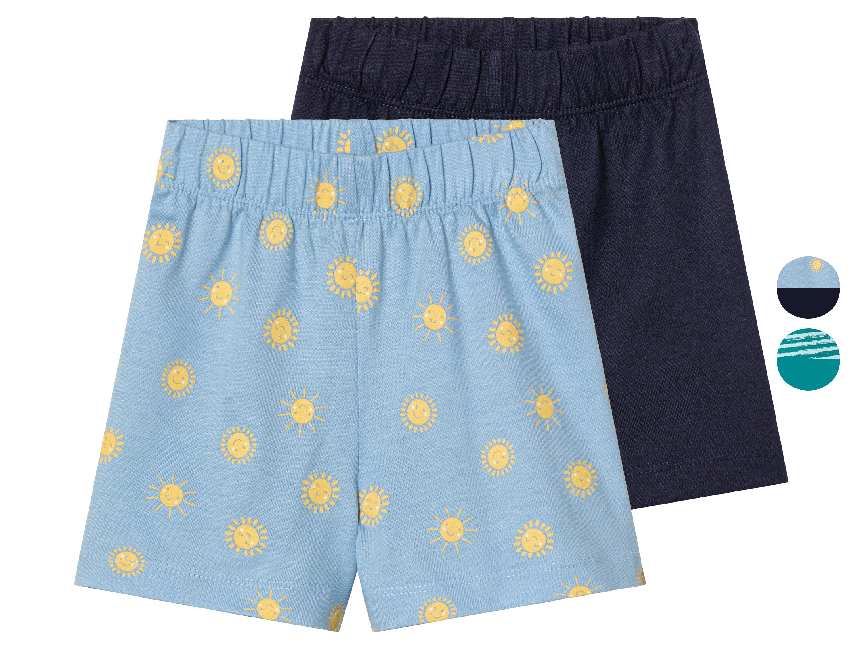 lupilu® Lot de 2 shorts bébé
