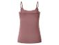 Débardeur rose en coton à fines bretelles, vue arrière