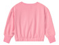 Un sweat-shirt rose à manches longues pour filles.