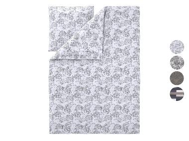 LIVARNO® Parure de lit en satin microfibre, 140 x 200 cm