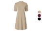 Robe femme en beige, bordeaux et noir