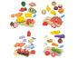 LUPILU® Sets d'aliments en bois pour jouer : sandwich, fruits, viande et poisson, légumes.