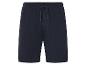 Short de sport bleu marine avec cordon.
