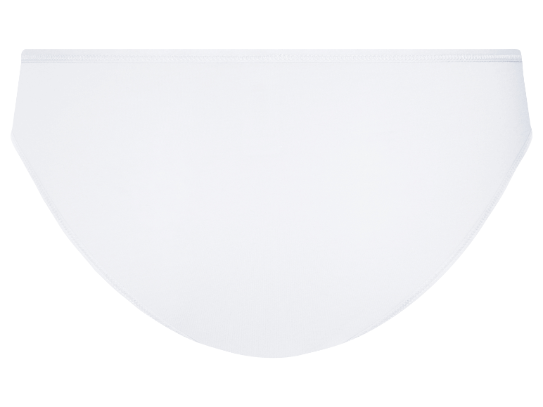 Culottes blanches en coton vues de dos.
