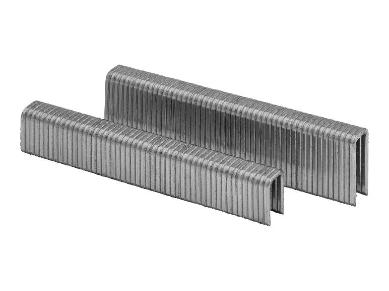 Deux bandes de agrafes pour une agrafeuse.