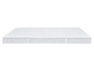 Un matelas blanc avec un dessus matelassé.
