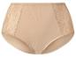Culotte beige femme avec dentelle.