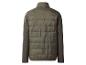 Veste matelassée vert olive pour homme avec manches tricotées, vue arrière