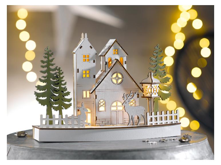 LIVARNO home Maison décorative à LED 4