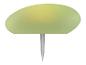 Piquet de jardin vert pour plantes