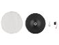 Disque de polissage noir, tampon en laine, accessoires pour polisseuse.