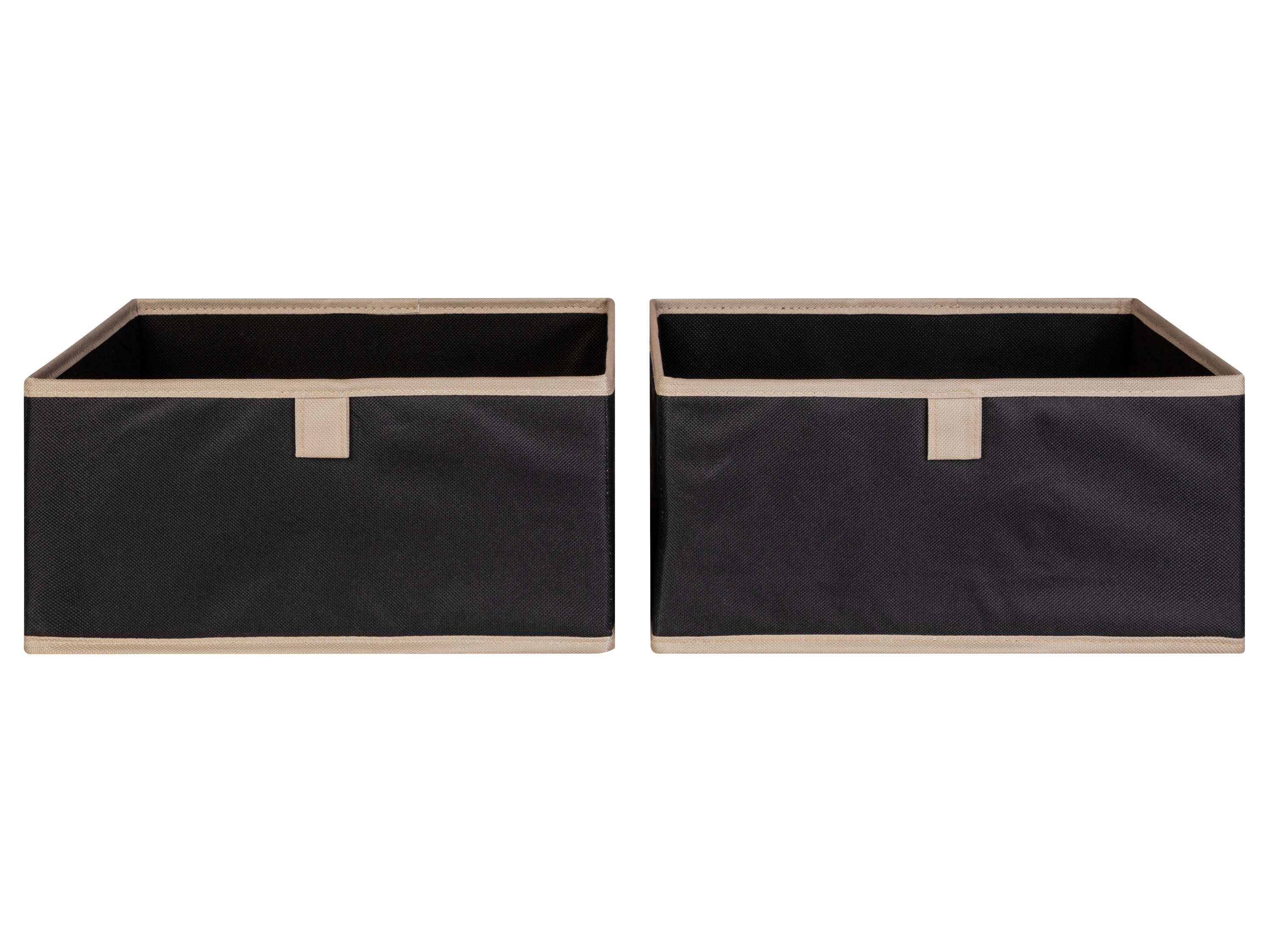 LIVARNO home Lot de 2 boîtes de rangement (Lot de 2 - uni)