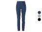 Jeggings denim bleu foncé, disponibles en plusieurs couleurs.
