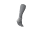 Chaussette de compression grise avec motif et logo