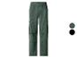Pantalon cargo vert pour homme avec poches et option noire.