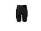 Short de sport noir taille haute pour femme, vue arrière
