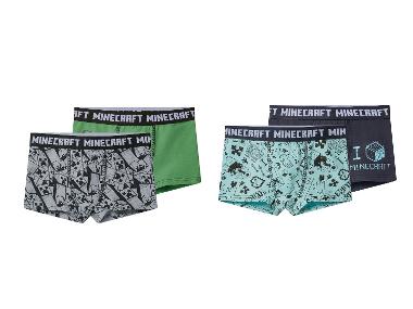 Lot de 2 boxers garçon Minecraft