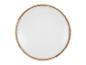 Miroir rond avec cadre en bois clair