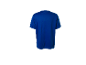 Un t-shirt bleu, vue arrière.