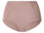 Culotte taille haute pour femme en rose avec des détails en dentelle sur les côtés.