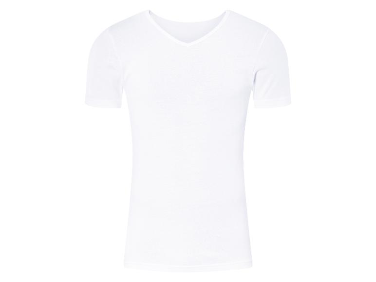 T-shirt blanc à col en V