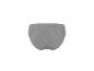 Slip homme en coton gris, vue de dos.