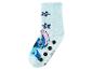 Chaussettes bleu clair avec motif Stitch et picots antidérapants