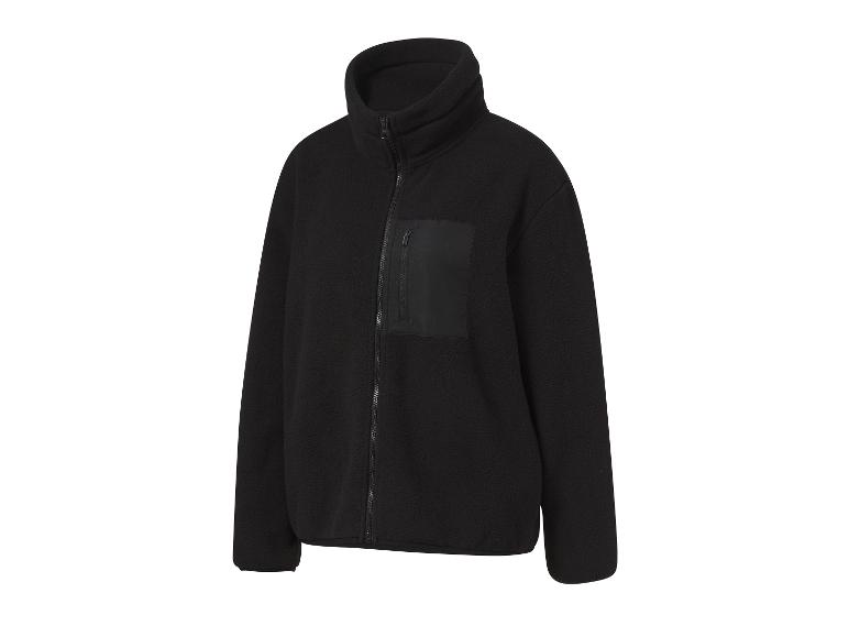 Veste en polaire noire zippée