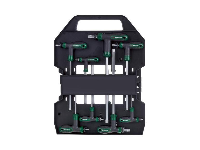 Jeu de clés en T Parkside dans un organisateur noir