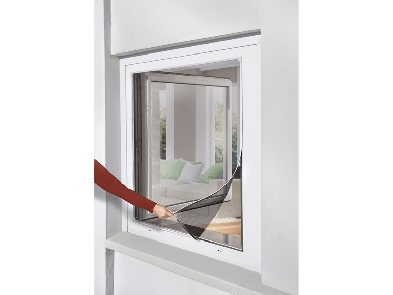 Aller en mode plein écran : LIVARNO home Moustiquaire magnétique de fenêtre, 110 x 130 cm - Image 1