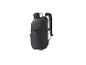 Un sac à dos noir Crivit avec plusieurs poches.