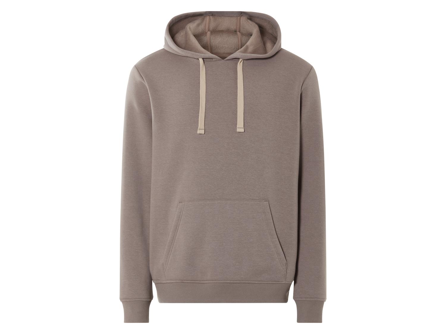 american vintage Sweat à capuche homme Izubird - MOUTARDE VINTAGE 56 Manches lon